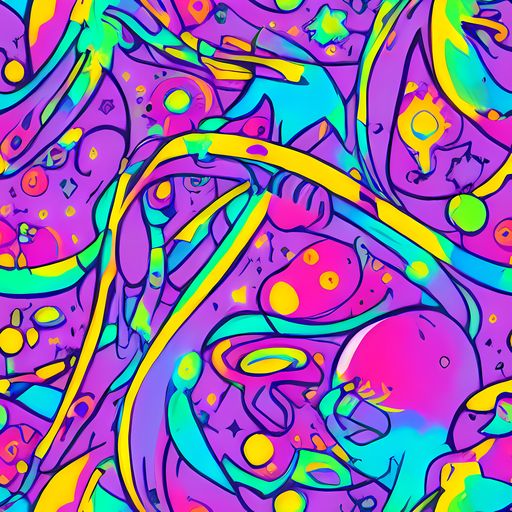 Neon Galaxy Whirl