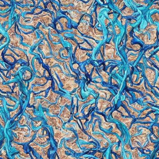 Lynda Benglis Had A Fight With Junji Ito Using Only Blue Paint
