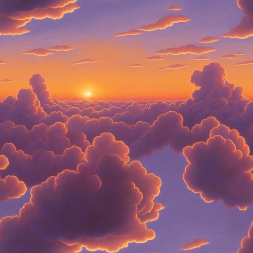 Clouds Sunrise Greg Hildebrandt George Tooker