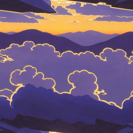 Clouds Closeup Sunset Louis Rhead Vincent Tanguay